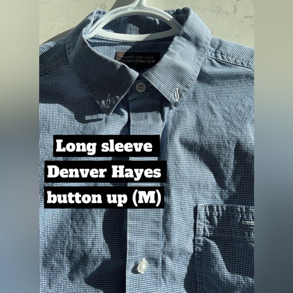 Long Sleeve Denver Hayes Button up Shirt - Picture 1 of 1